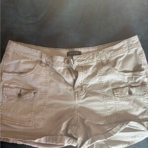 Dear John Beige Utility Cargo Shorts
